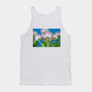 Osteospermum  Serenity White = &#39;Balserwhit&#39;  African daisy  Serenity Series  Back of flowers Tank Top